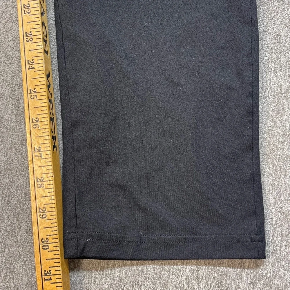 Alo Yoga Womens Black Straight Leg Drawstring Athletic Lounge Pants Size M